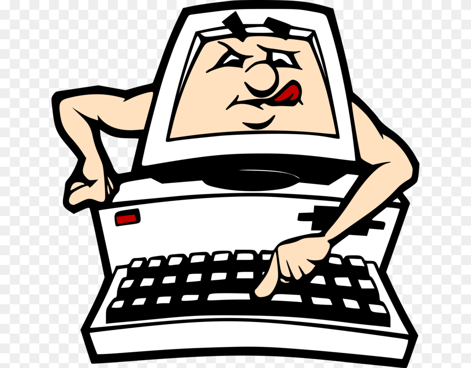Computer Programmer Cartoon Internet Safety Humour, Computer Hardware, Computer Keyboard, Electronics, Hardware Png
