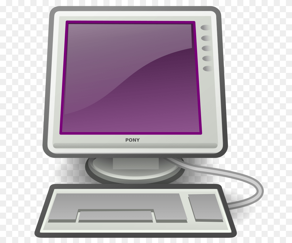 Computer Purple, Electronics, Pc, Computer Hardware, Desktop Free Png Download