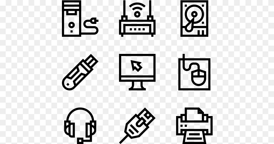 Computer Resume Icons, Gray Png Image