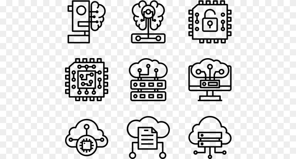 Computer Science Vector Icon, Gray Free Png Download