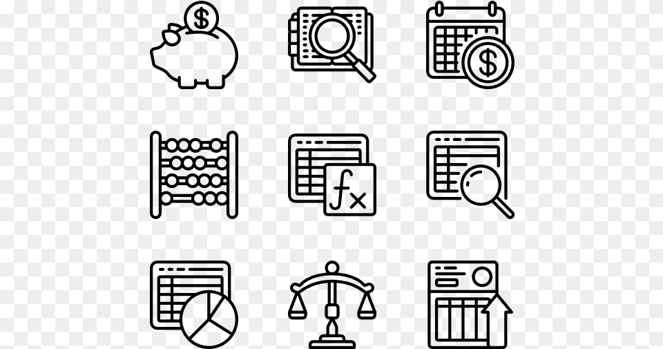 Computer Science Vector Icon, Gray Free Png