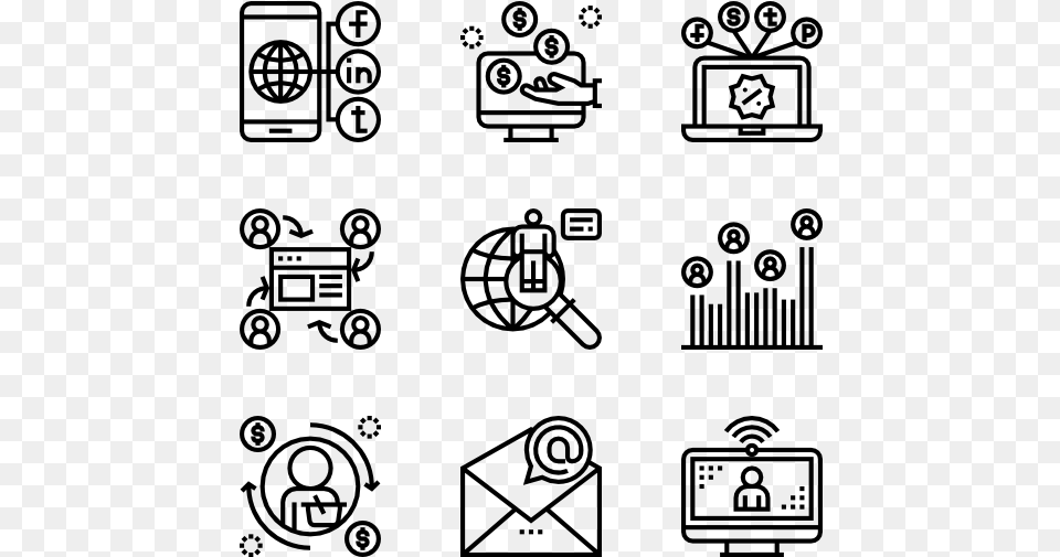 Computer Science Vector Icon, Gray Free Png