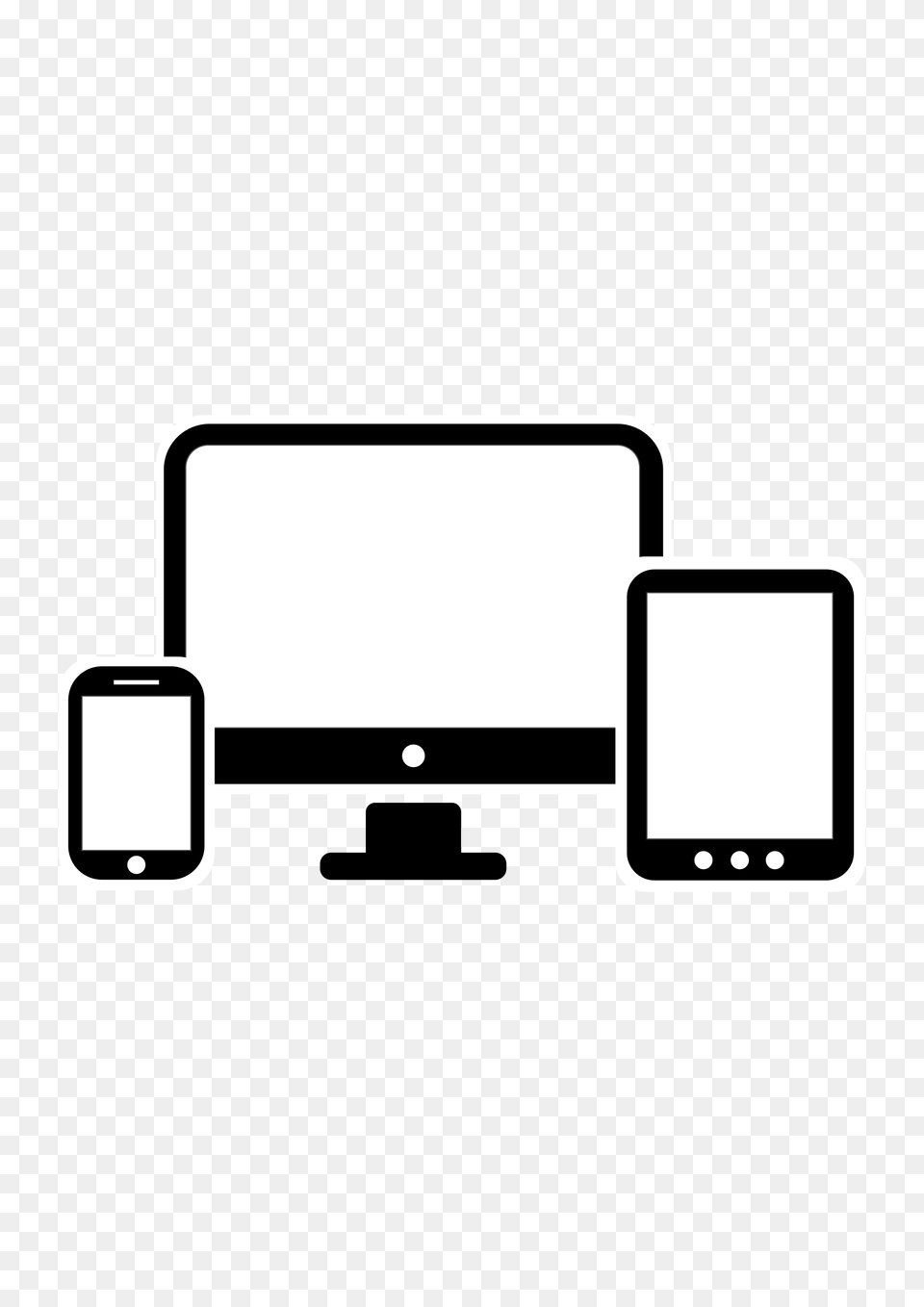 Computer Smartphone And Tablet Icons, White Board, Electronics Png Image