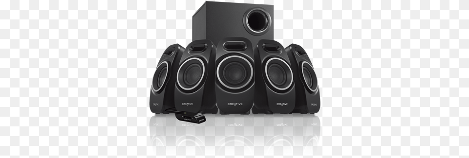 Computer Speakers Transparent Creative A550 Speakers, Electronics, Speaker, Home Theater Png Image