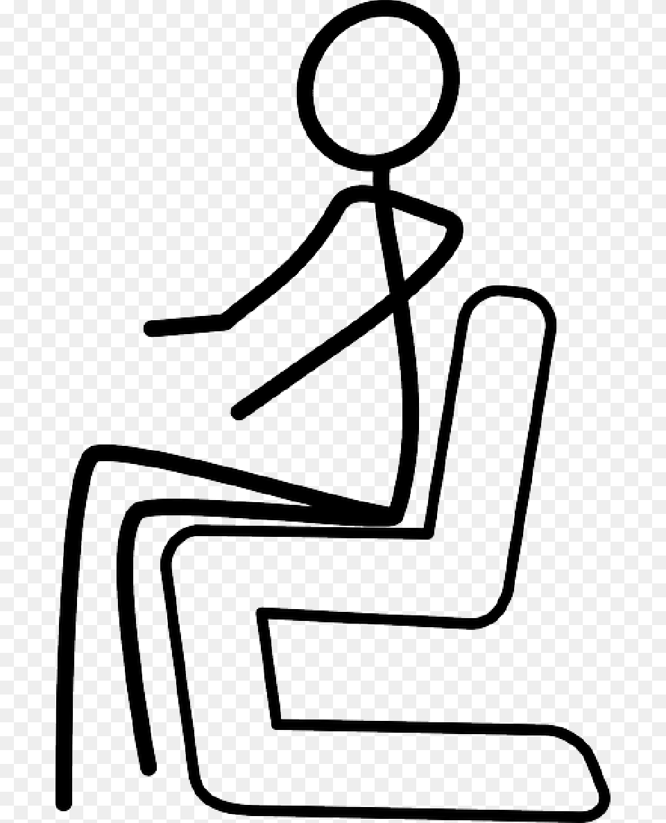 Computer Stick Outline People Man Figure Sleeping Stick Figure Sitting Down, Text, Symbol, Number, Smoke Pipe Png Image