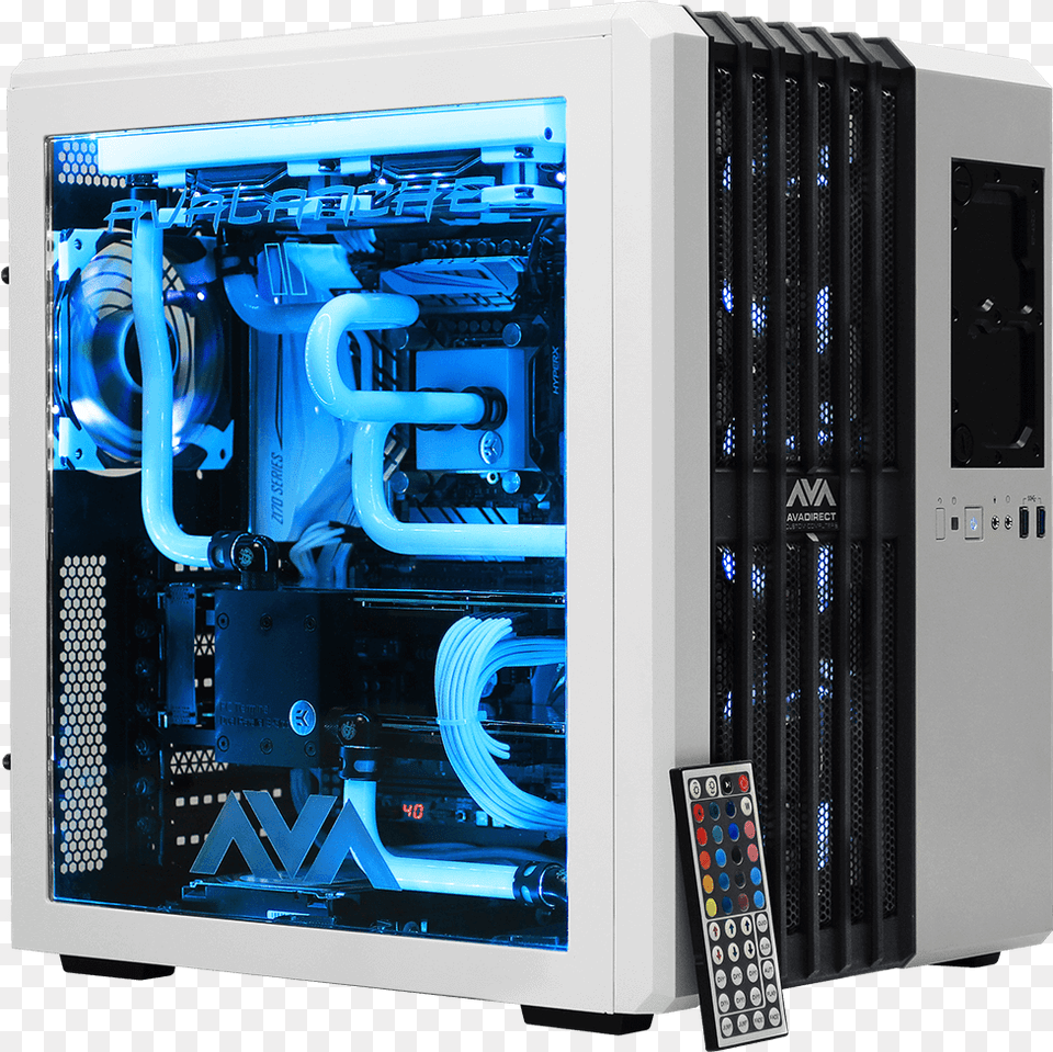Computer System Cooling Parts Gaming Pc With Liquid Cooling, Computer Hardware, Electronics, Hardware, Monitor Free Png Download