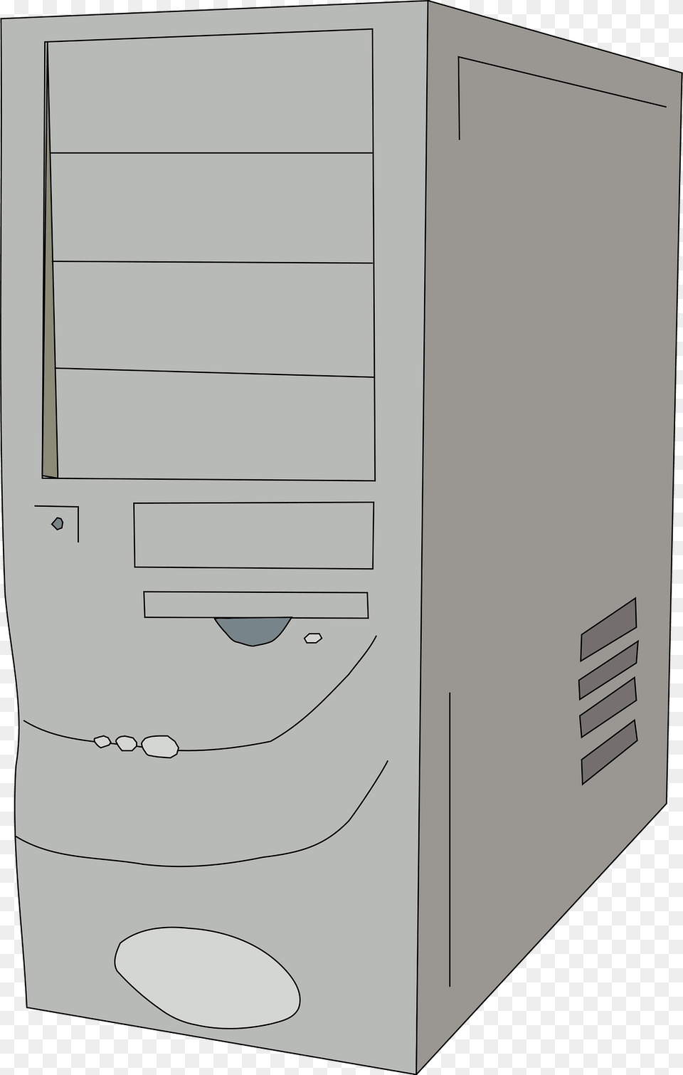 Computer Tower Cpu Clipart, Computer Hardware, Electronics, Hardware, Pc Png Image