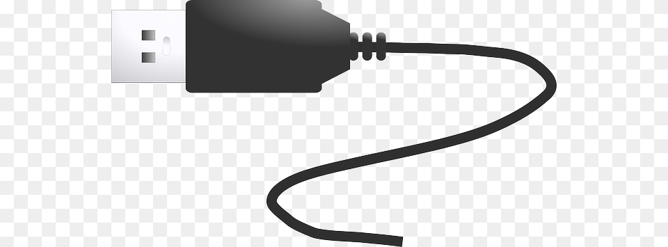 Computer Usb Icon Wire Bus Connector Plug Computer Cables Clip Art, Adapter, Electronics Free Png Download