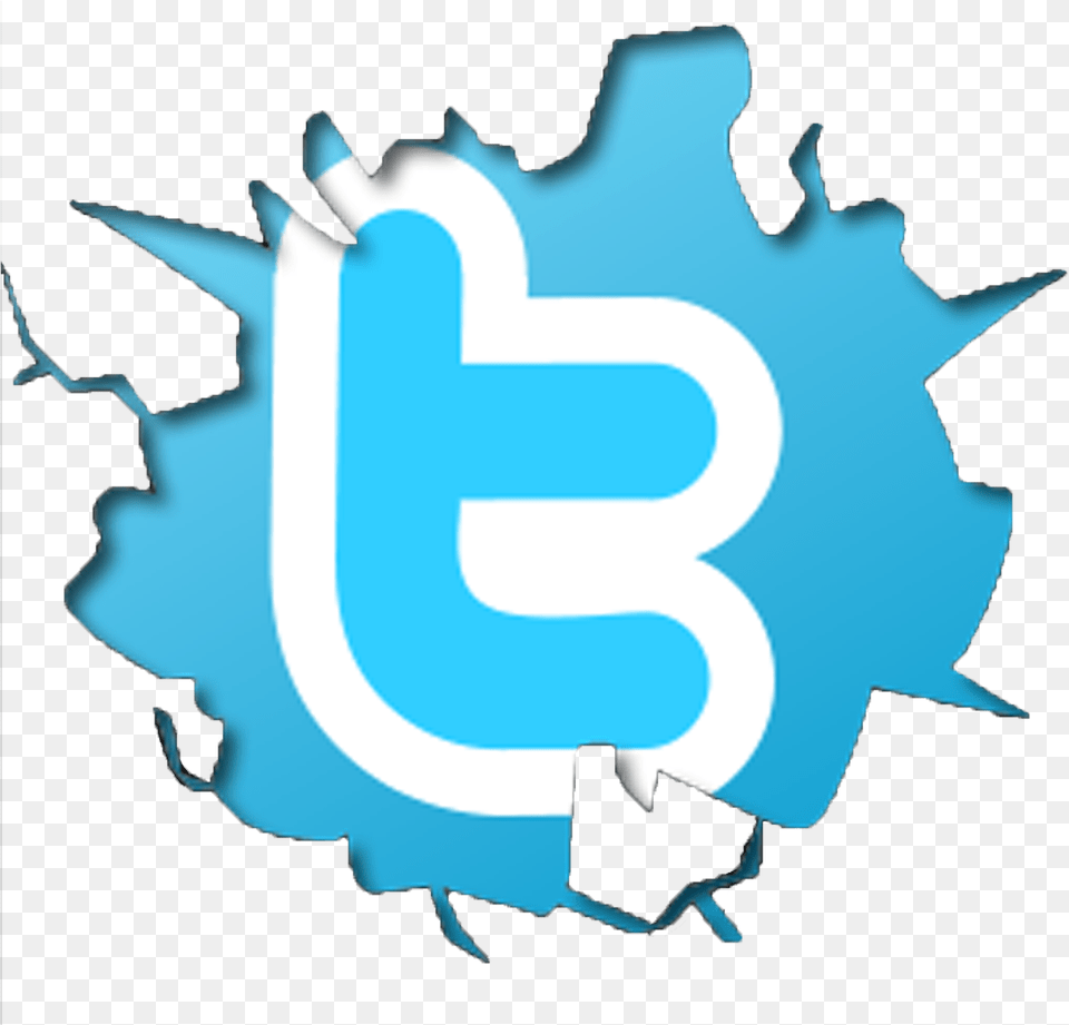 Computer User Icons Hq Cracked Twitter Icon, Logo, Text, Symbol Free Png Download