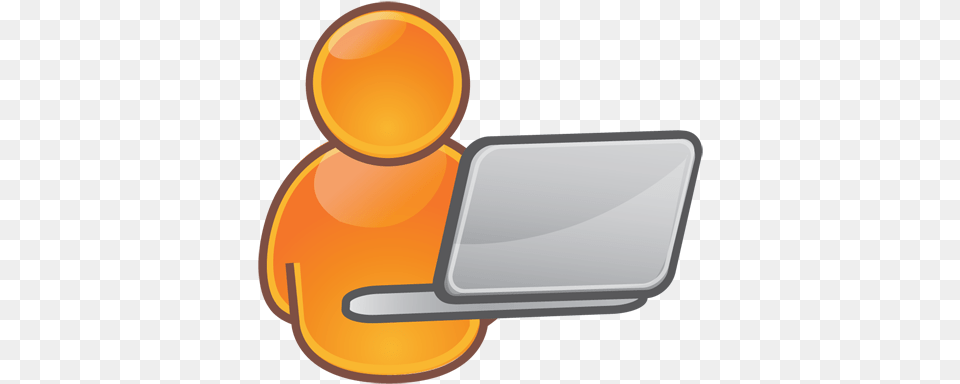 Computer User Icons User With Laptop Icon, Electronics, Pc Free Png Download