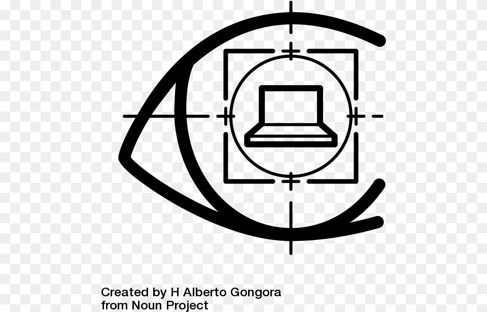 Computer Vision By H Alberto Gongora From The Noun Computer Vision Icon Transparent, Gray Png