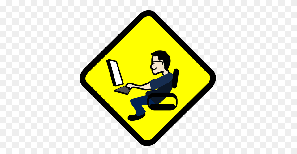 Computer Warning Sign, Symbol, Person, Road Sign, Face Free Png
