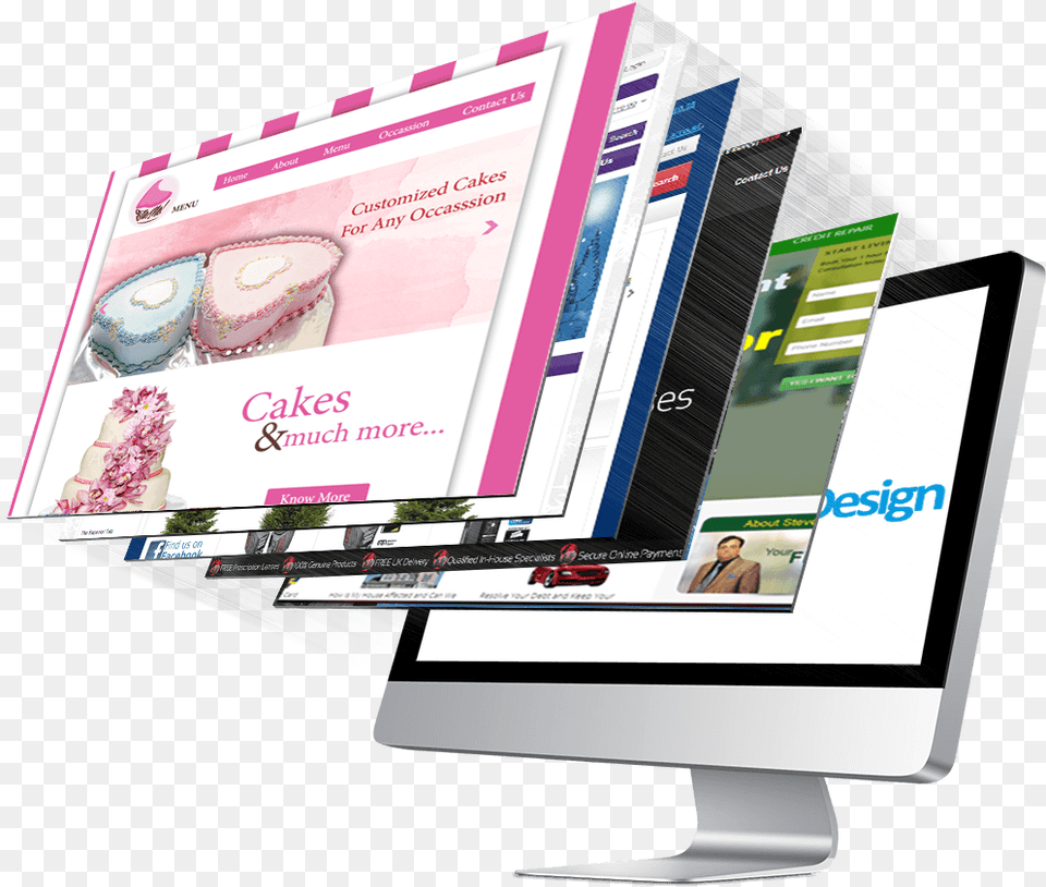 Computer Web Design, Advertisement, Screen, Pc, Monitor Png