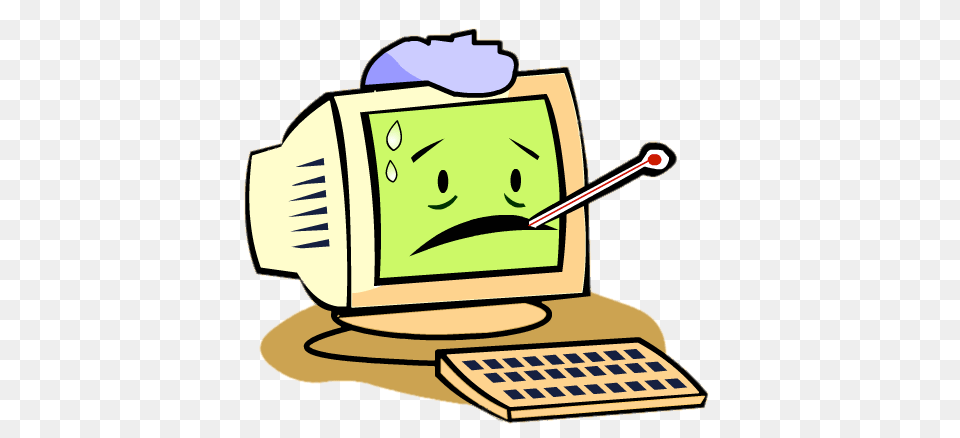 Computer With A Virus, Electronics, Pc, Computer Hardware, Computer Keyboard Png Image