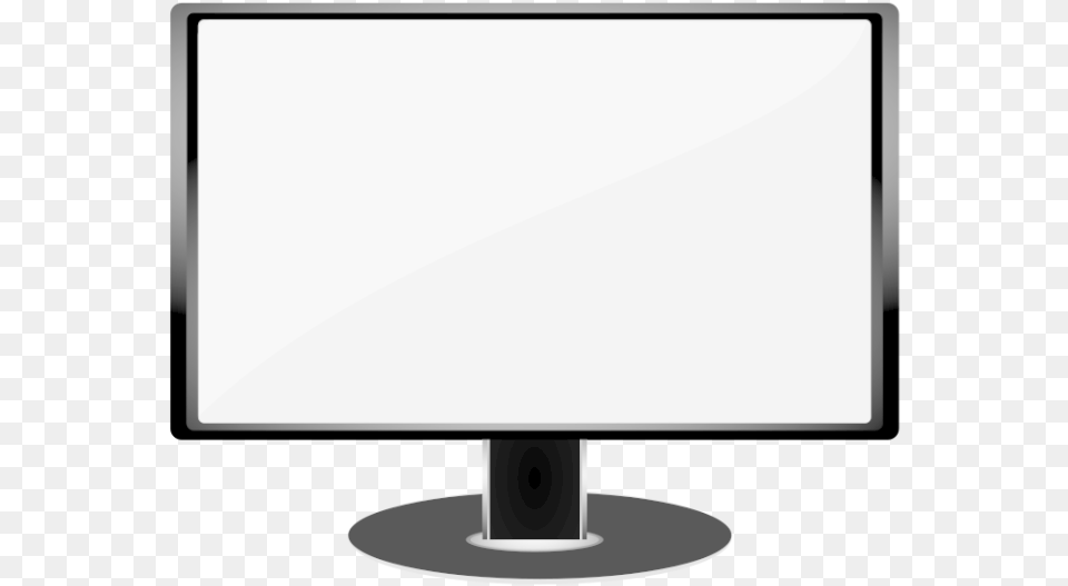 Computers Clipart Black And White Computer Monitor, Computer Hardware, Electronics, Hardware, Screen Free Transparent Png