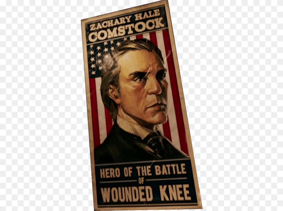 Comstock Wounded Knee Wounded Knee Bioshock, Advertisement, Poster, Adult, Male Free Transparent Png