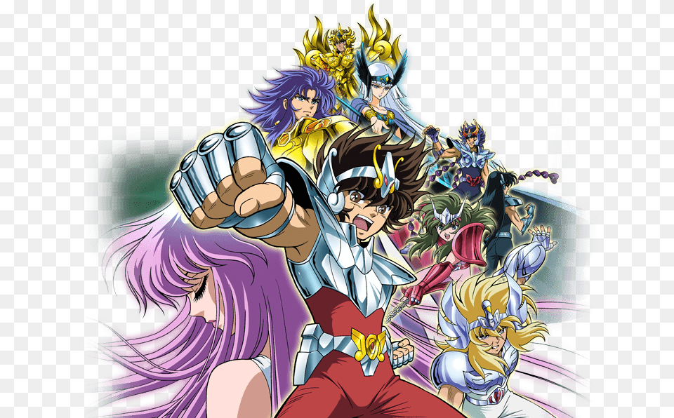 Comunidad Central Saint Seiya Soldier Soul Pc, Publication, Book, Comics, Person Png Image