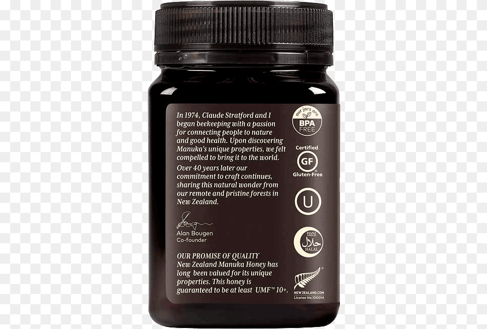 Comvita Umf 10 Manuka Honey Cranberry, Bottle, Jar Free Png