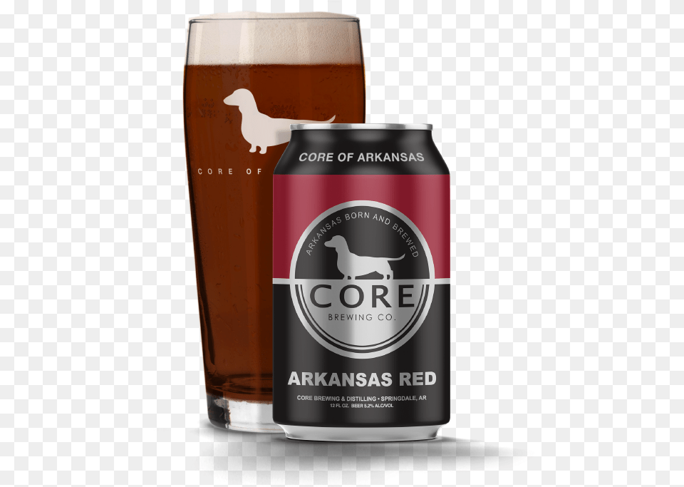 Comwp Red Wpint Core Brewing Beer, Alcohol, Beverage, Lager, Glass Free Png Download