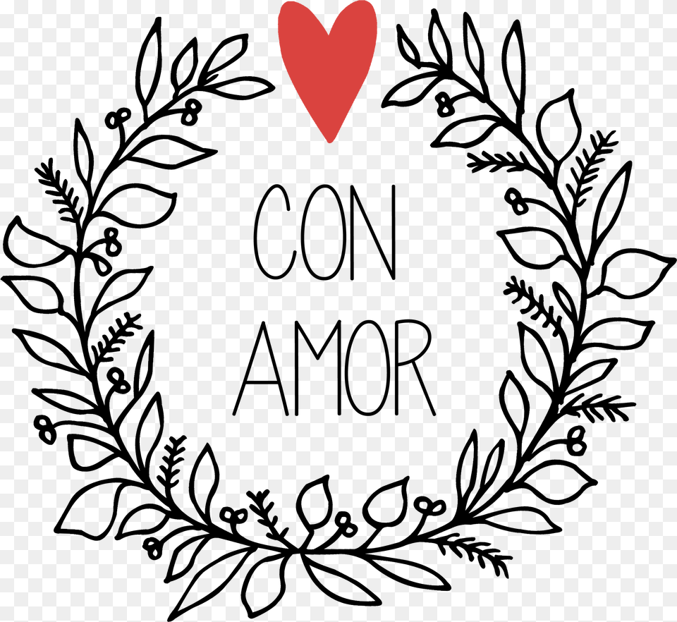 Con Amor Heart Free Png