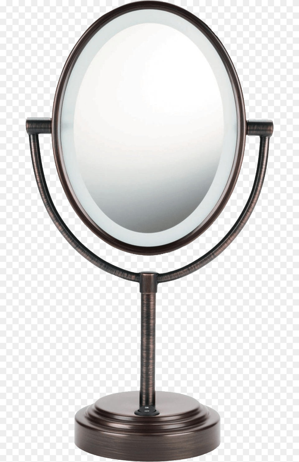 Conair Lighted Mirror Bronze, Lamp Free Png Download