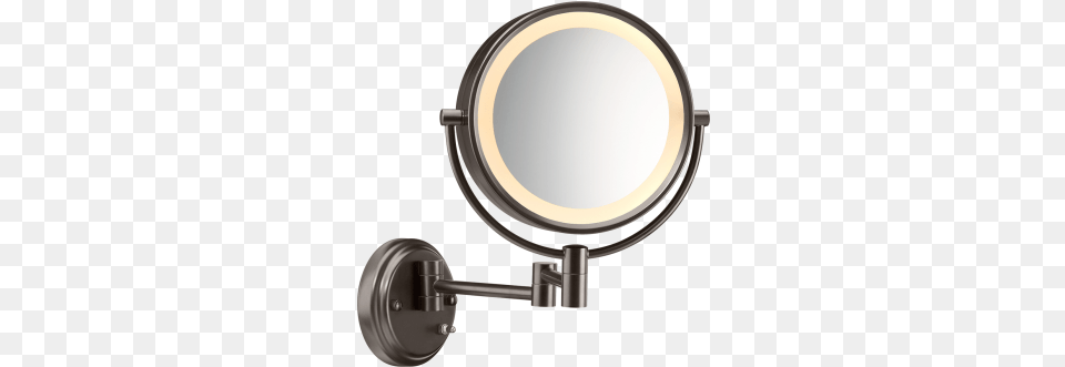 Conair Reflections Incandescent Oiled Bronze Wall Mount Ihome 7x Double Sided Vanity Mirror With Bluetooth, Lighting, Bathroom, Indoors, Room Free Transparent Png