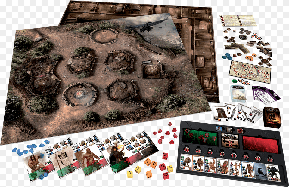 Conan Board Game Box Content, Art, Collage, Person Png