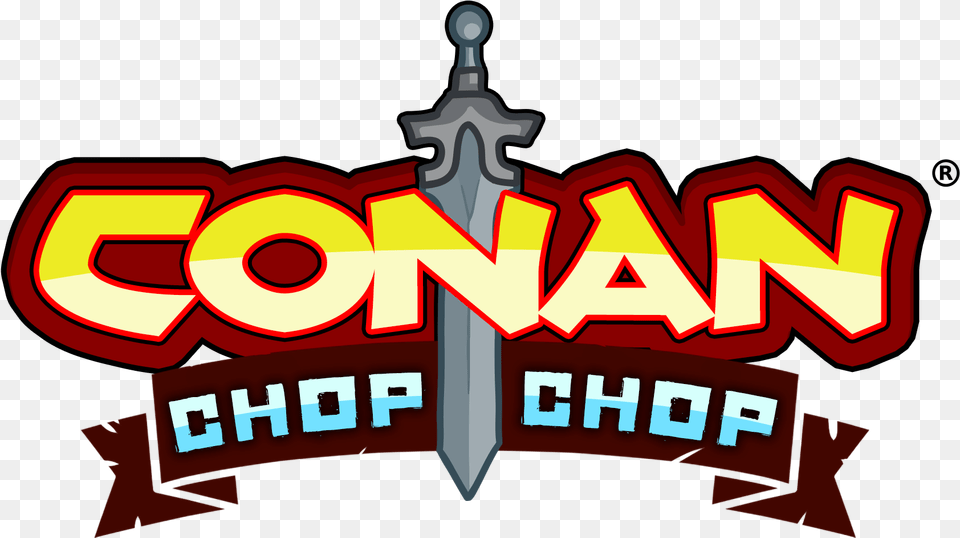 Conan Chop Language, Sword, Weapon, Dynamite, Logo Free Png Download