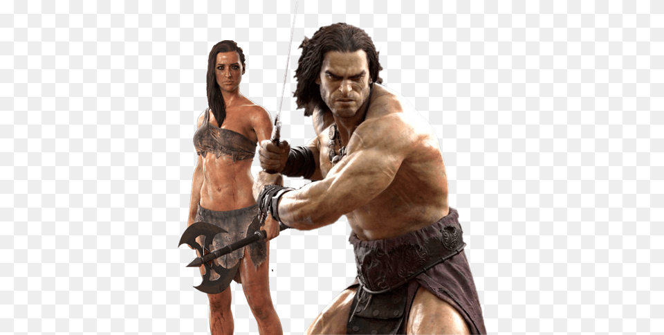 Conan Exiles Fictional Character, Adult, Male, Man, Person Free Transparent Png