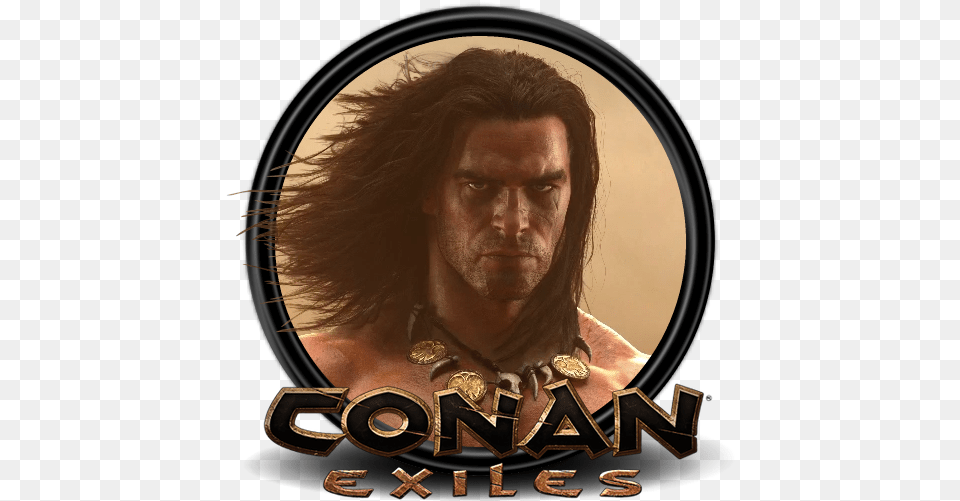 Conan Exiles Pc Update 34 Conan The Barbarian Icon, Portrait, Face, Head, Photography Png