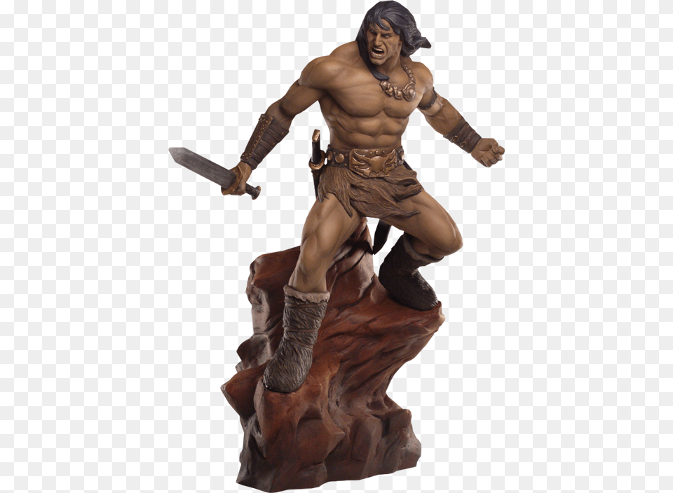 Conan The Barbarian Collectible Statue Conan The Barbarian 2011, Adult, Male, Man, Person Free Png
