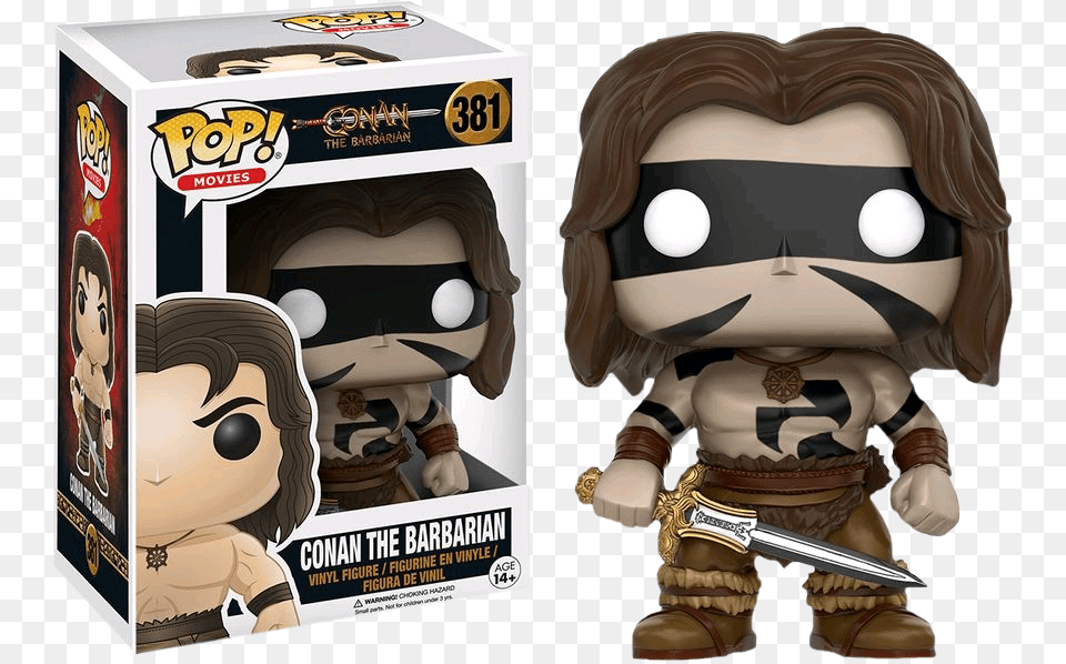 Conan The Barbarian Funko Pop Conan The Barbarian, Person, Baby, Face, Head Free Transparent Png