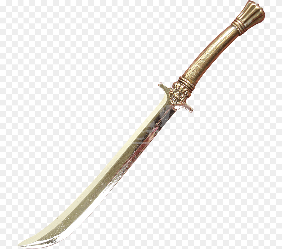 Conan The Barbarian Gold Miniature Sword Of Valeria, Weapon, Blade, Dagger, Knife Png