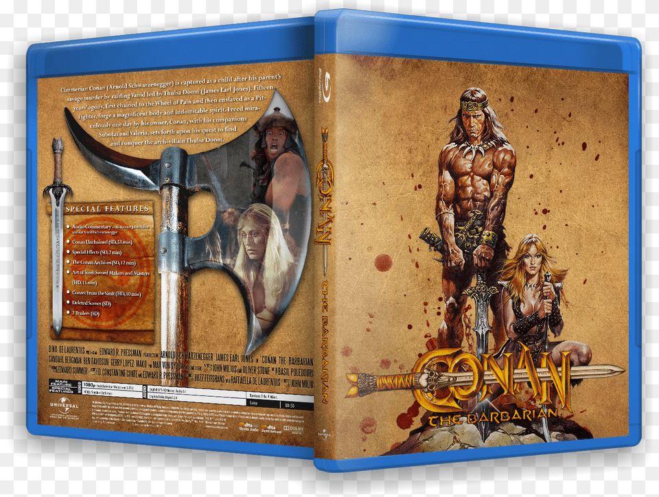 Conan The Barbarian Poster, Adult, Person, Man, Male Free Png Download
