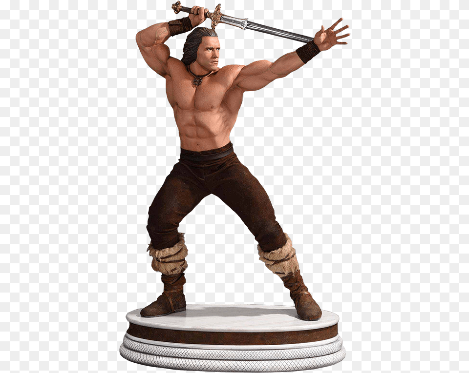 Conan The Barbarian Statue Conan The Barbarian Costume, Sword, Weapon, Adult, Male Free Transparent Png