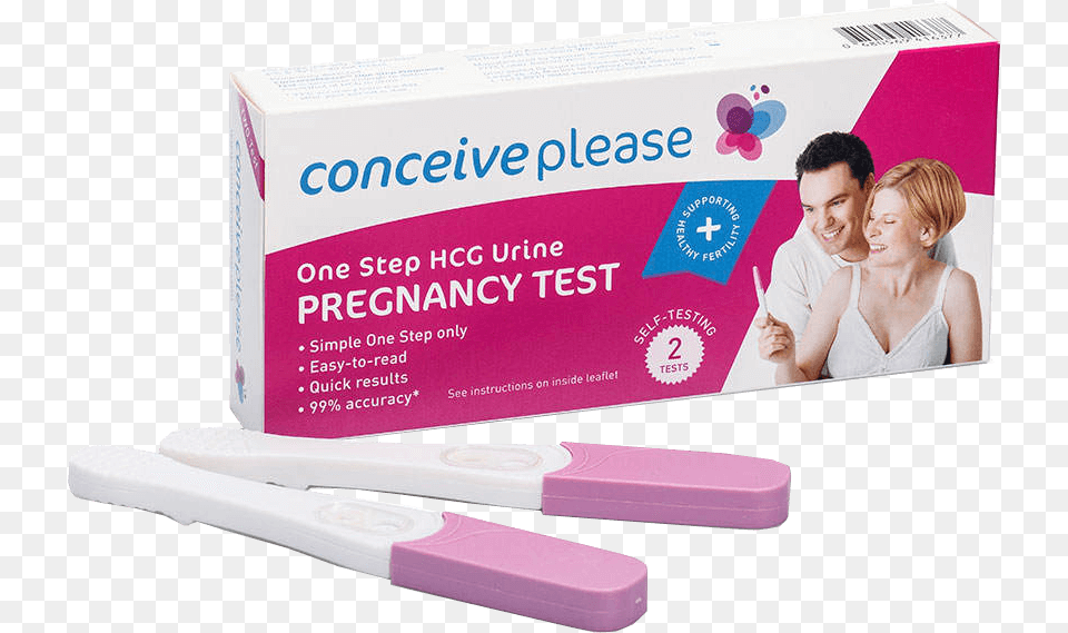 Conceiveplease One Step Hcg Urine Pregnancy Test Conceive Pregnancy Test, Adult, Female, Person, Woman Free Transparent Png