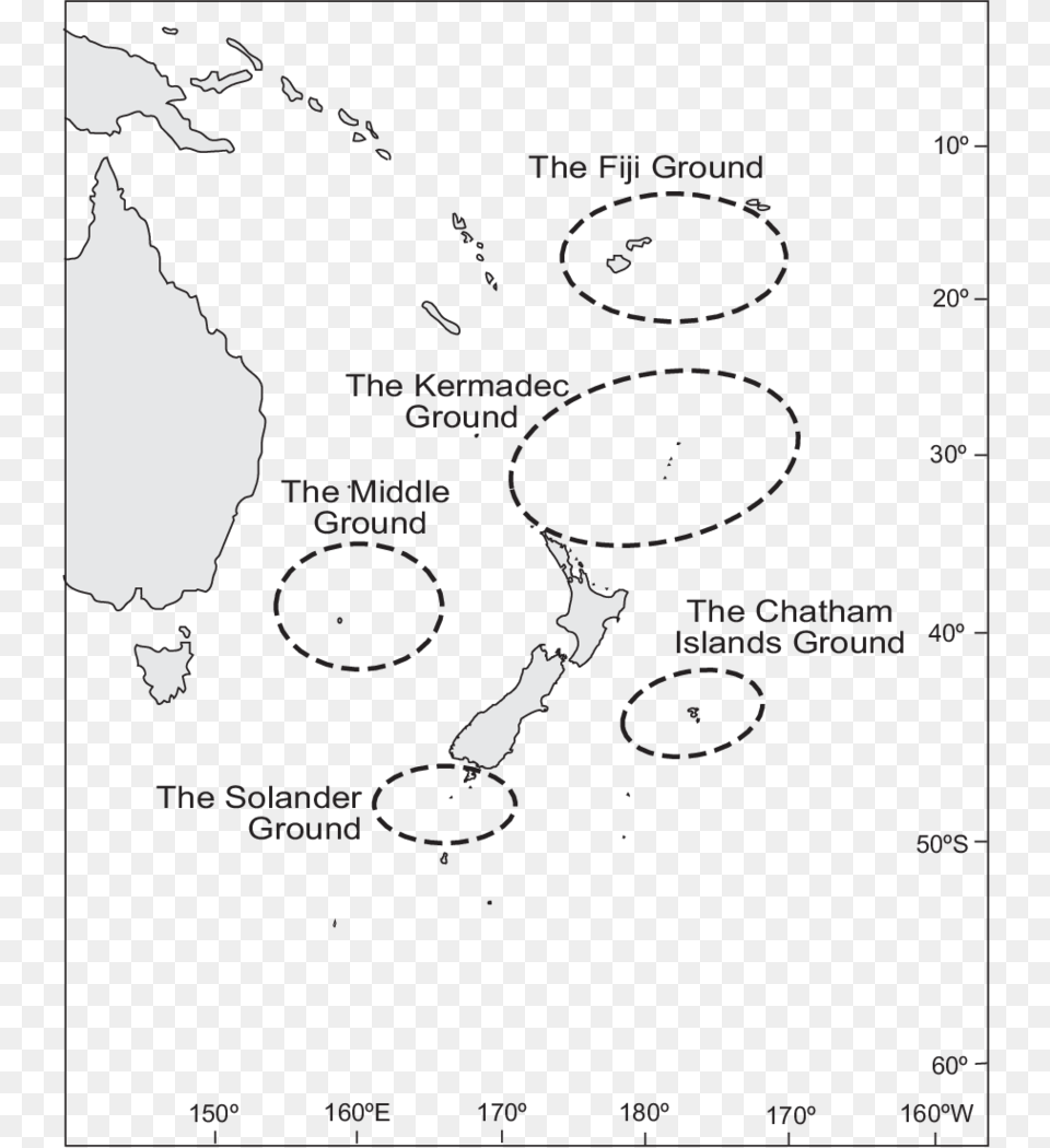 Concentrations Of Sperm Whales Around New Zealand Waters Diagram, Outdoors, Chart, Nature, Plot Free Transparent Png