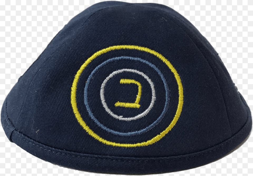 Concentric Circles Letter Yarmulke Kippah, Cap, Clothing, Hat, Baseball Cap Png Image