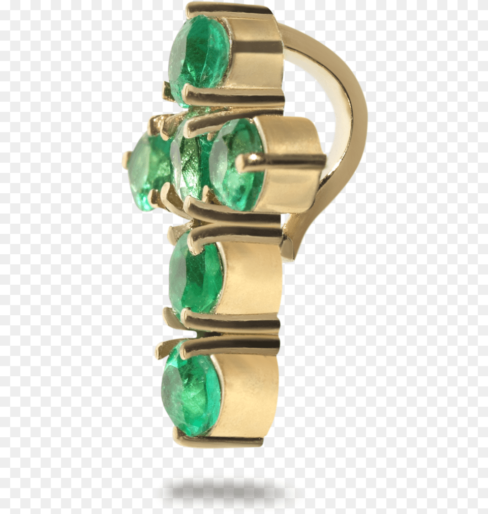 Concepcin Emerald Cross Pendant Colored Gold, Accessories, Gemstone, Jewelry, Jade Png