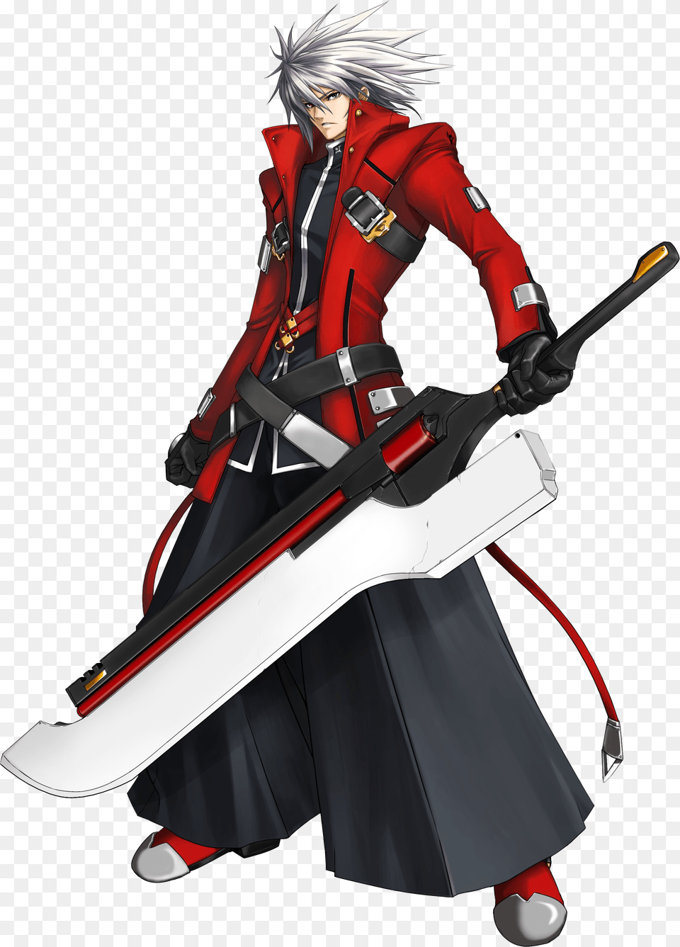 Concept Art Of Ragna The Bloodedge From Blazblue Ragna The Bloodedge Sword, Book, Comics, Publication, Samurai Png Image