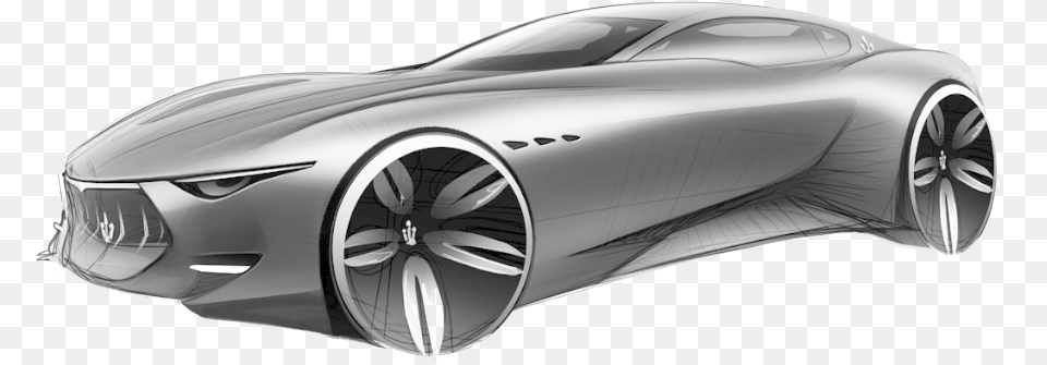 Concept Car Clipart Maserati Concept, Alloy Wheel, Vehicle, Transportation, Tire Png
