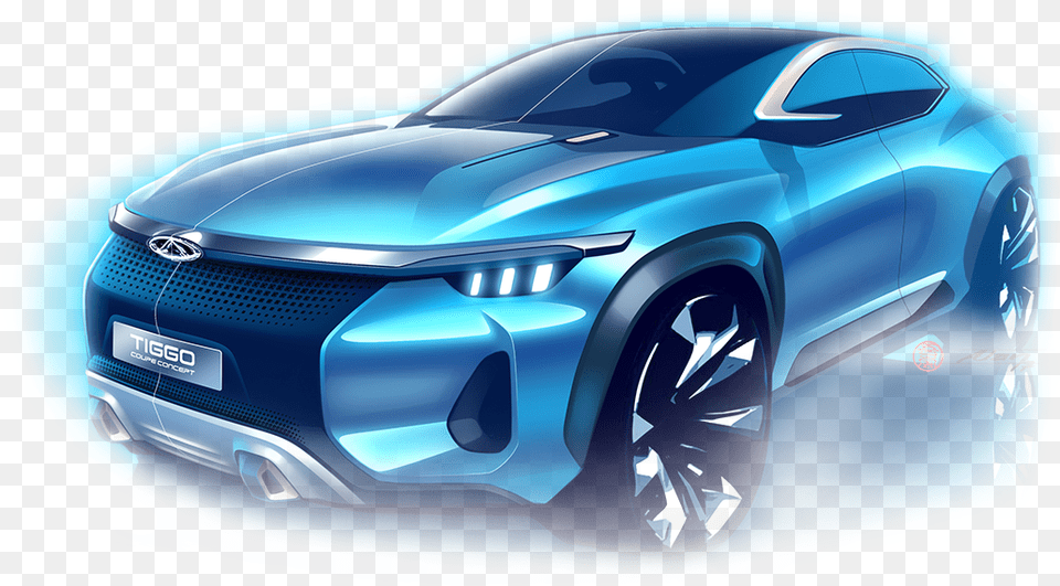 Concept Chery Tiggo, Car, Vehicle, Coupe, Transportation Free Transparent Png