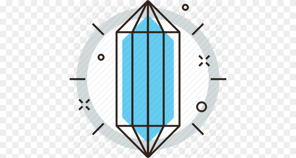 Concept Core Crystal Diamond Geometric Jewelry Logo Icon, Window Free Png