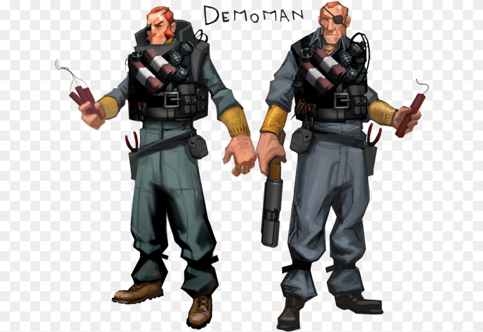 Concept Demoman Team Fortress 2 Demoman Concept Art, Adult, Male, Man, Person Png