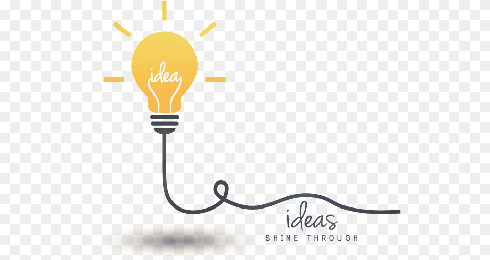Concept Light Creativity Idea Vector Incandescent Bulb Ideas Clipart, Smoke Pipe, Lightbulb Free Png Download