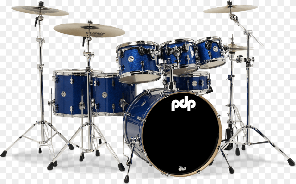 Concept Maple Blue Sparkle 7 Piece Drum Set 7 Piece, Musical Instrument, Percussion Free Transparent Png