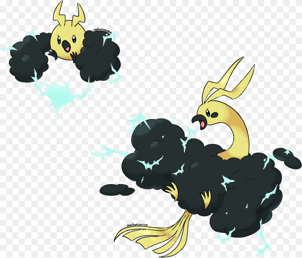 Concept Of A Swablu Altaria Regional Variant With Storm Regional Variant Pokemon Galar Free Png
