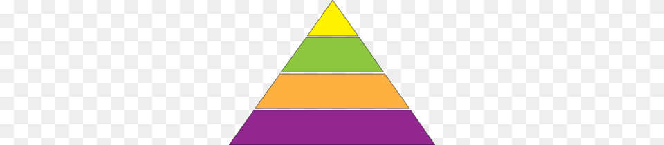 Concept Pyramid Diagram Clip Art, Triangle Free Transparent Png