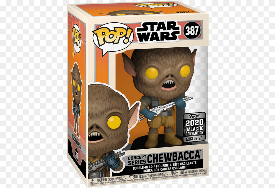 Concept Series Chewbacca Star Wars Funko Pop Star Wars Concept Series Chewbacca, Toy, Book, Comics, Publication Png Image