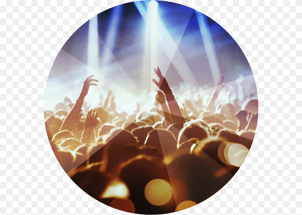 Concert Crowd Crowd, Lighting, Person, Rock Concert Free Transparent Png